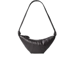 Brown Lamb Leather Shoulder Bag