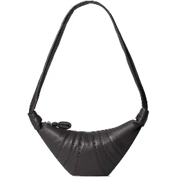 Brown Lamb Leather Shoulder Bag