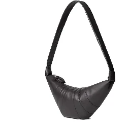 Brown Lamb Leather Shoulder Bag