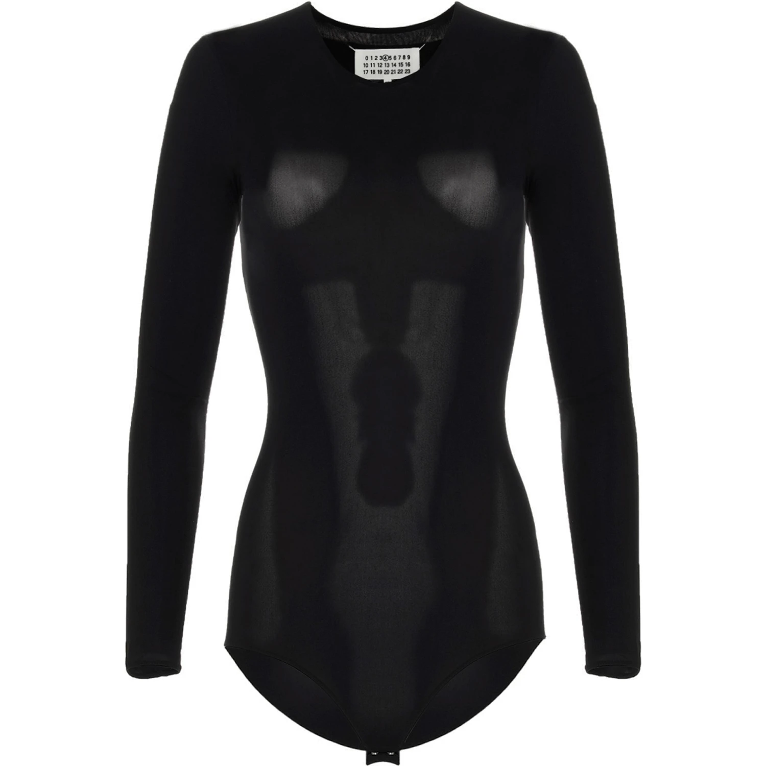 Black Polyamide Bodysuit