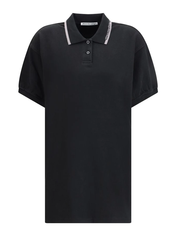Black Cotton Casual Dress