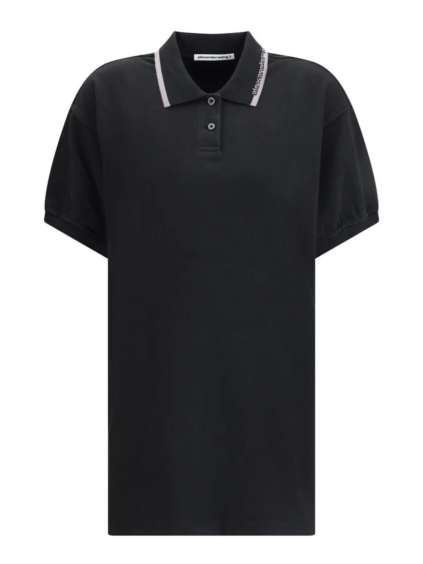 Black Cotton Casual Dress
