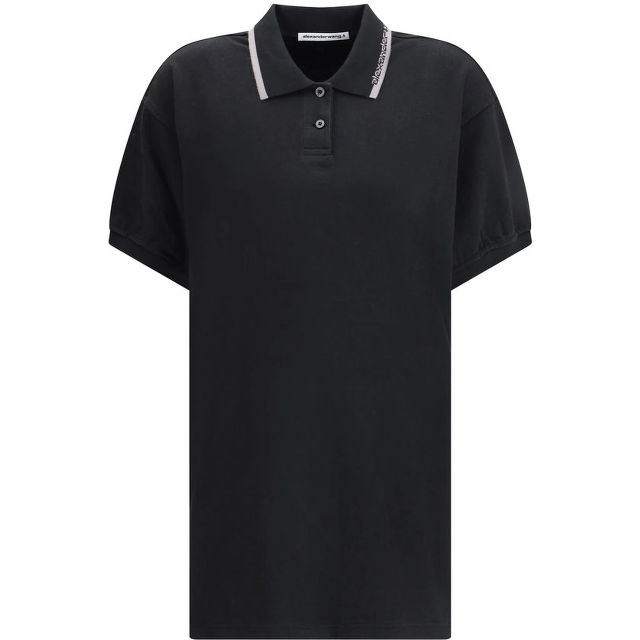 Black Cotton Casual Dress