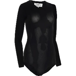 Black Polyamide Bodysuit