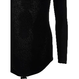 Black Polyamide Bodysuit