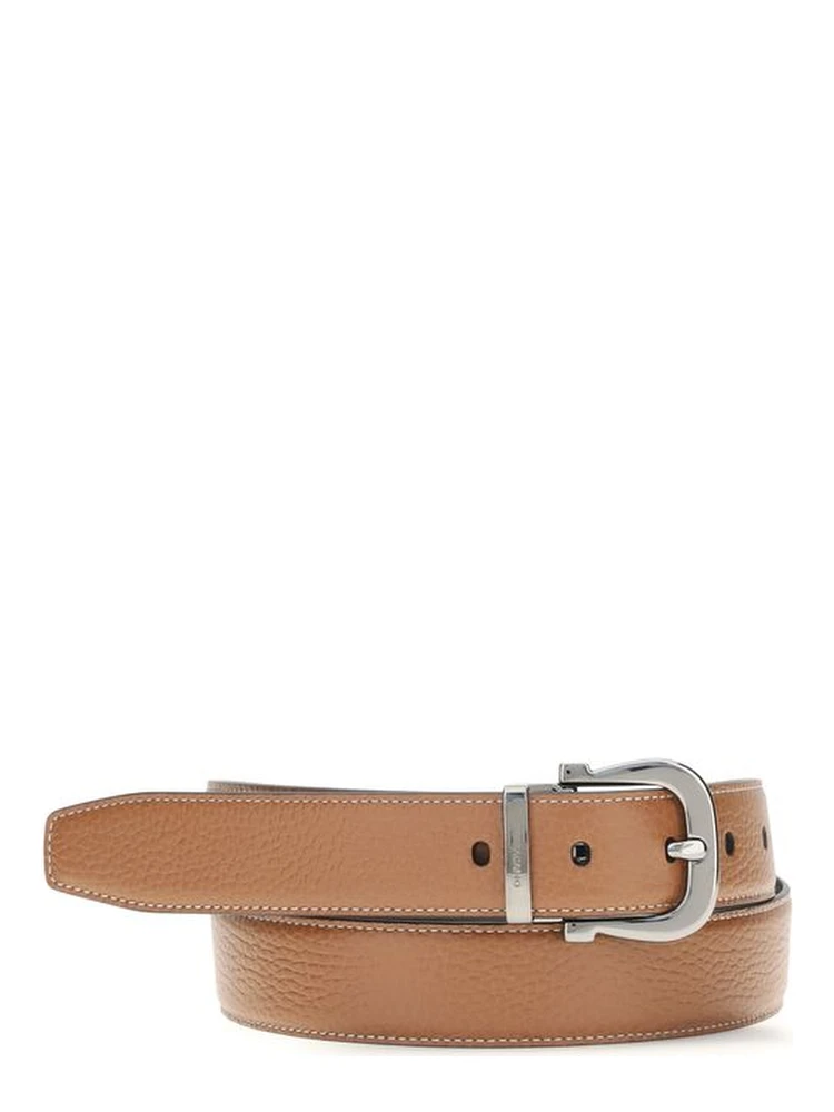 Brown Calf Leather Bos Taurus Regular Belt