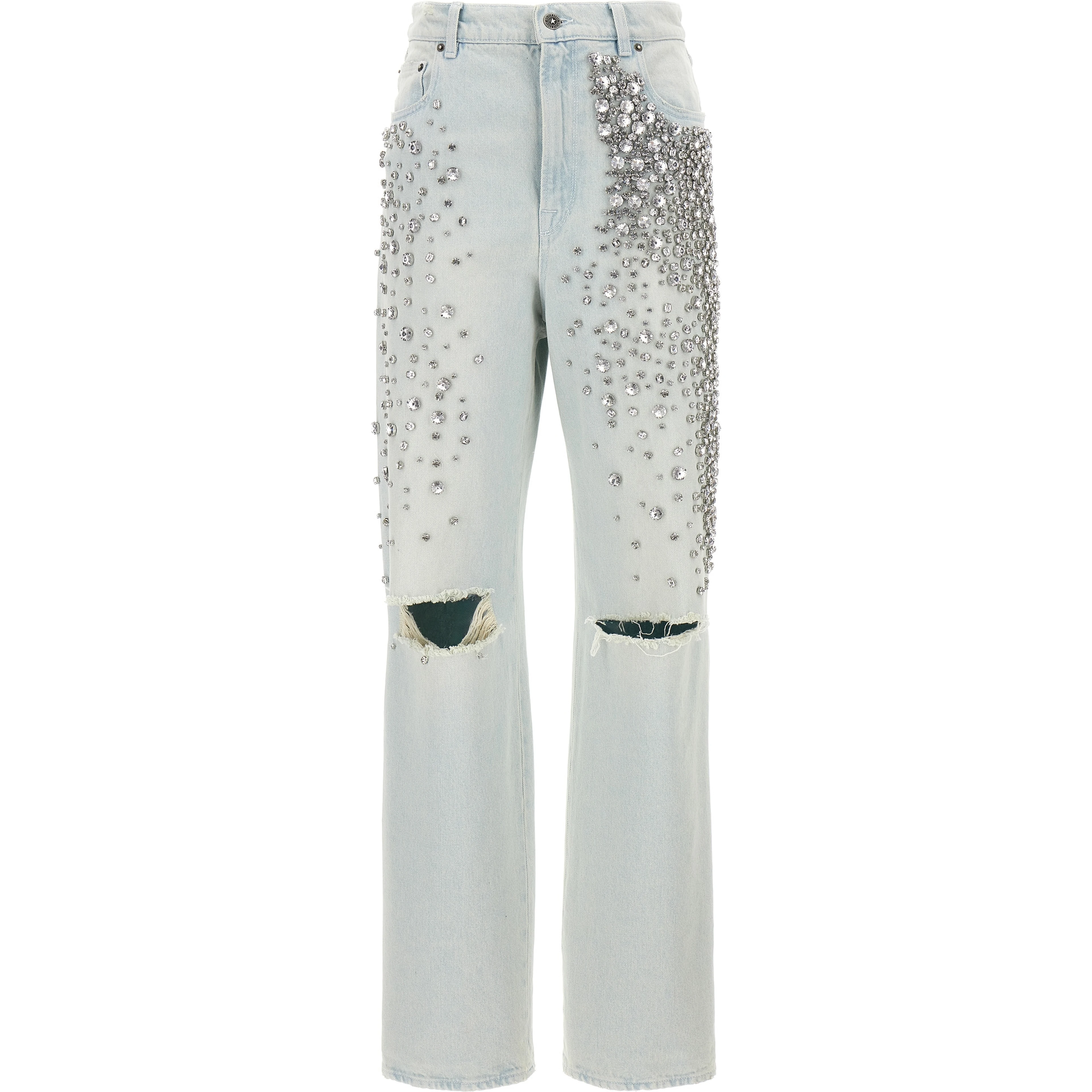 Blue Cotton Jeans Denim