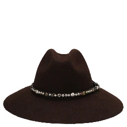 Brown Wool Fedora