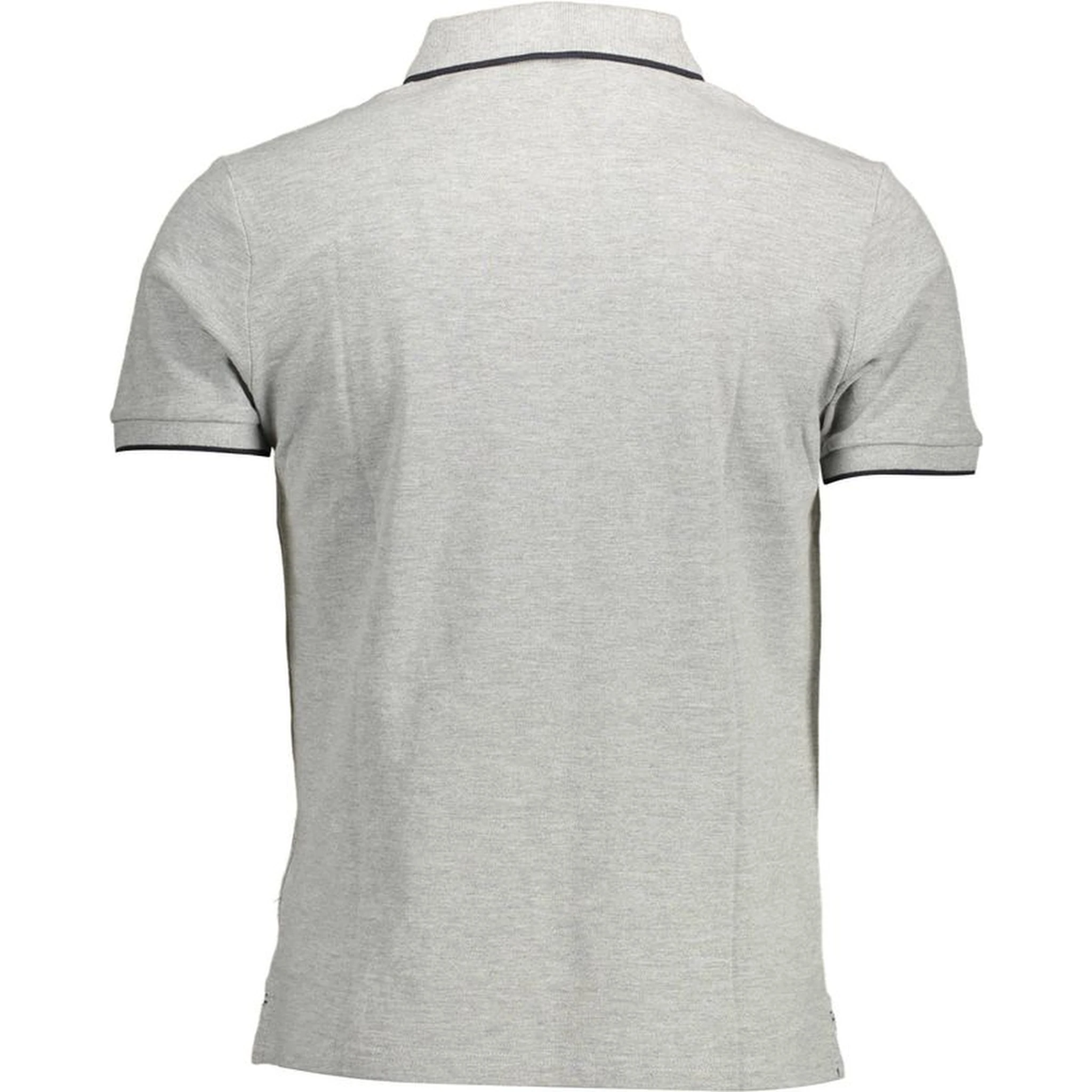 "Grigio Cotton Men Polo Shirt"