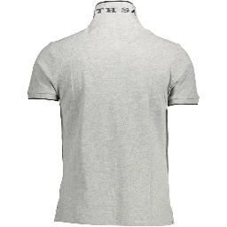 "Grigio Cotton Men Polo Shirt"