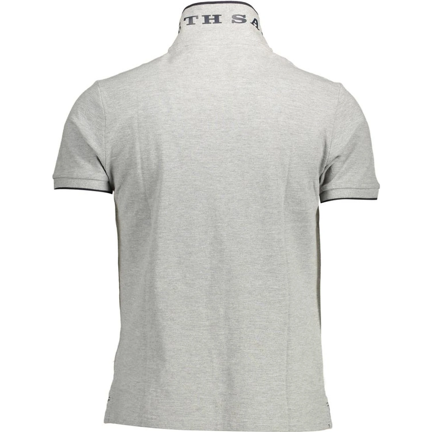 "Grigio Cotton Men Polo Shirt"