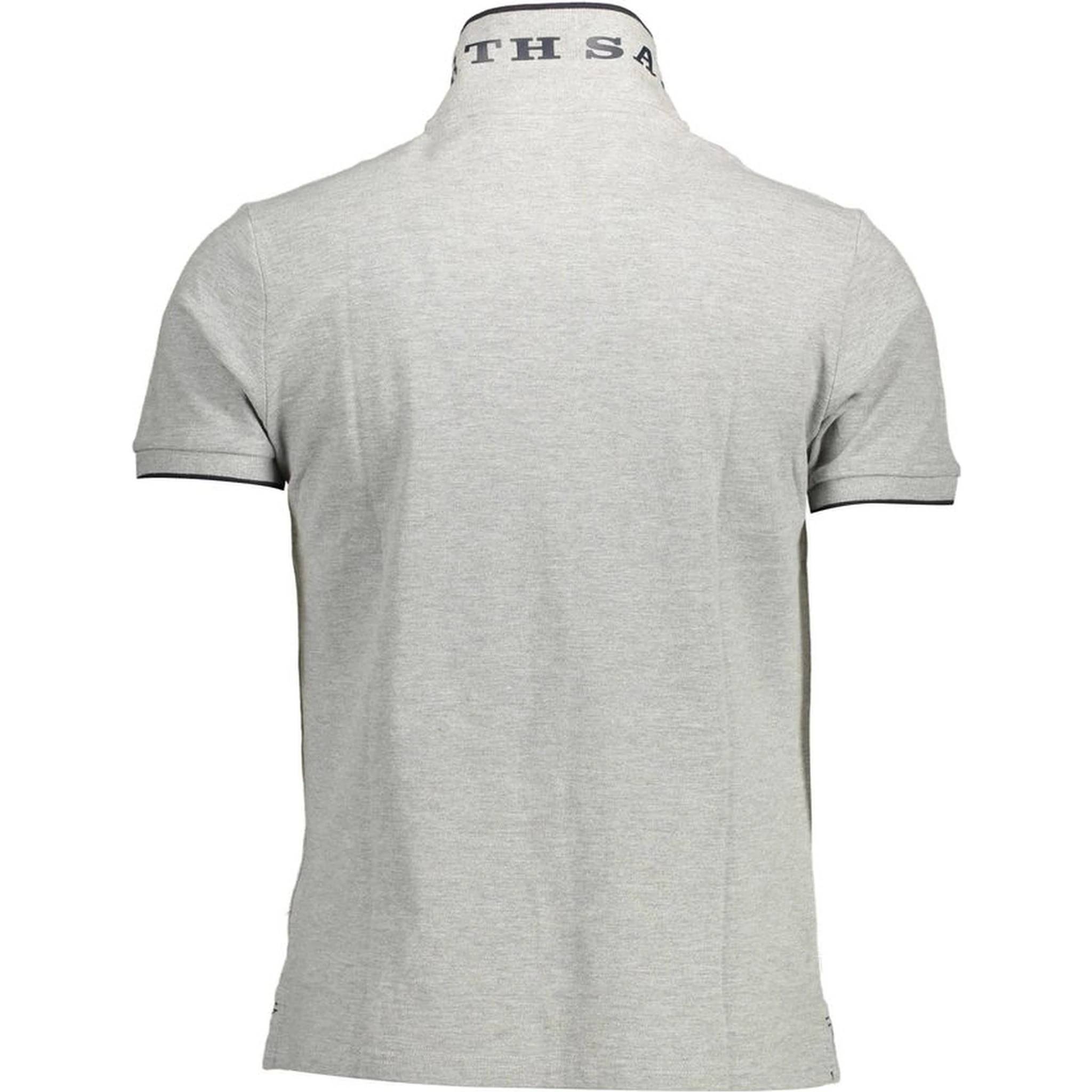 "Grigio Cotton Men Polo Shirt"