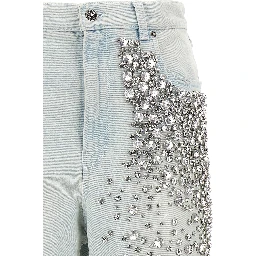 Blue Cotton Jeans Denim