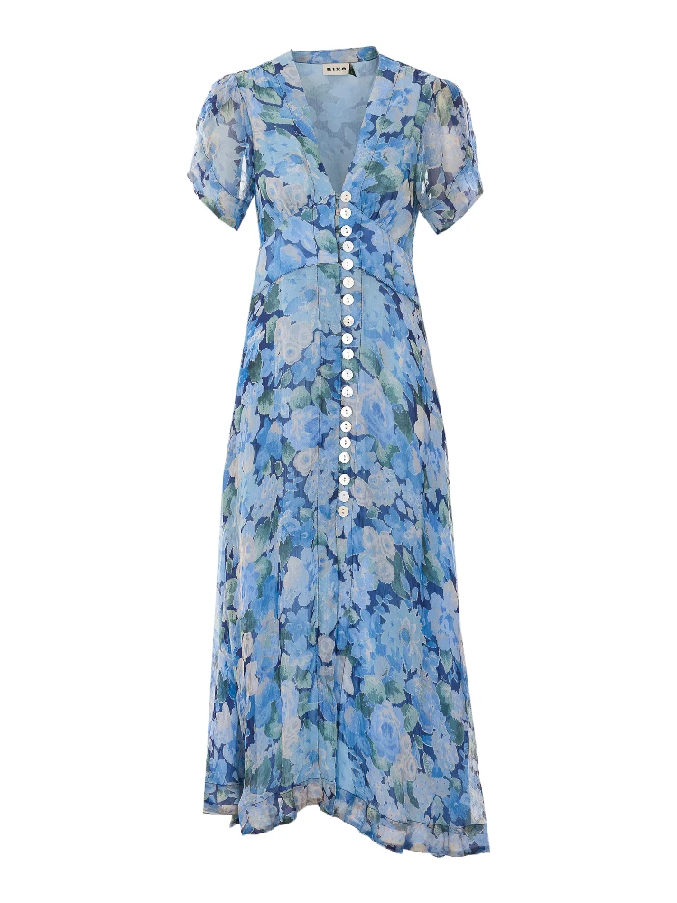 Rixo Dresses Blue