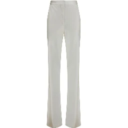 Beige Viscose Dress Pants