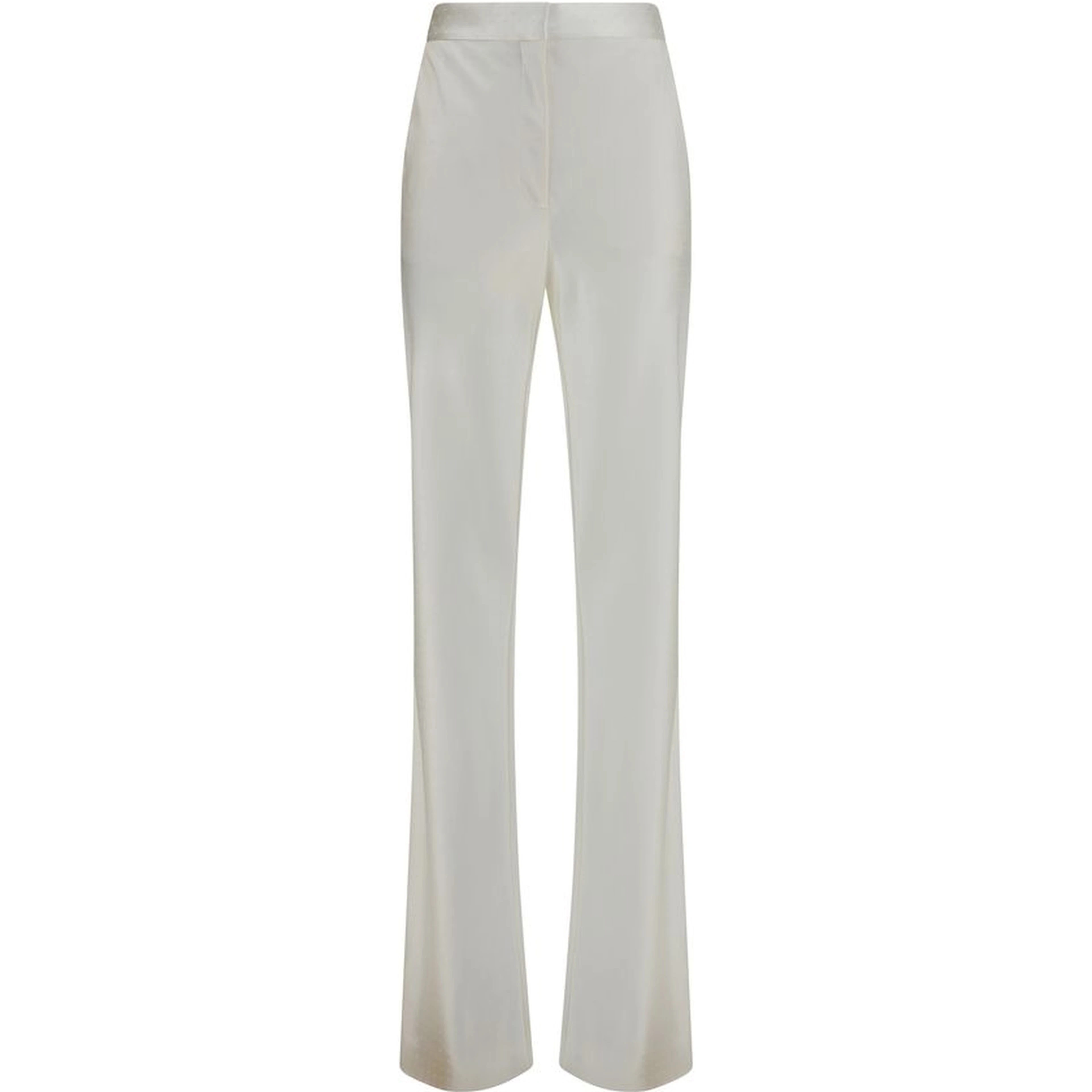 Beige Viscose Dress Pants