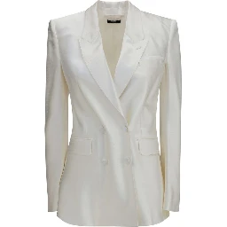Beige Viscose Blazer