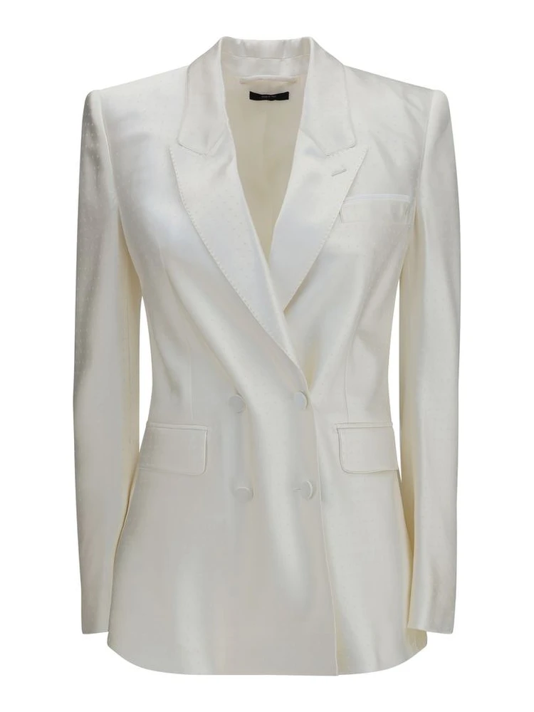 Beige Viscose Blazer