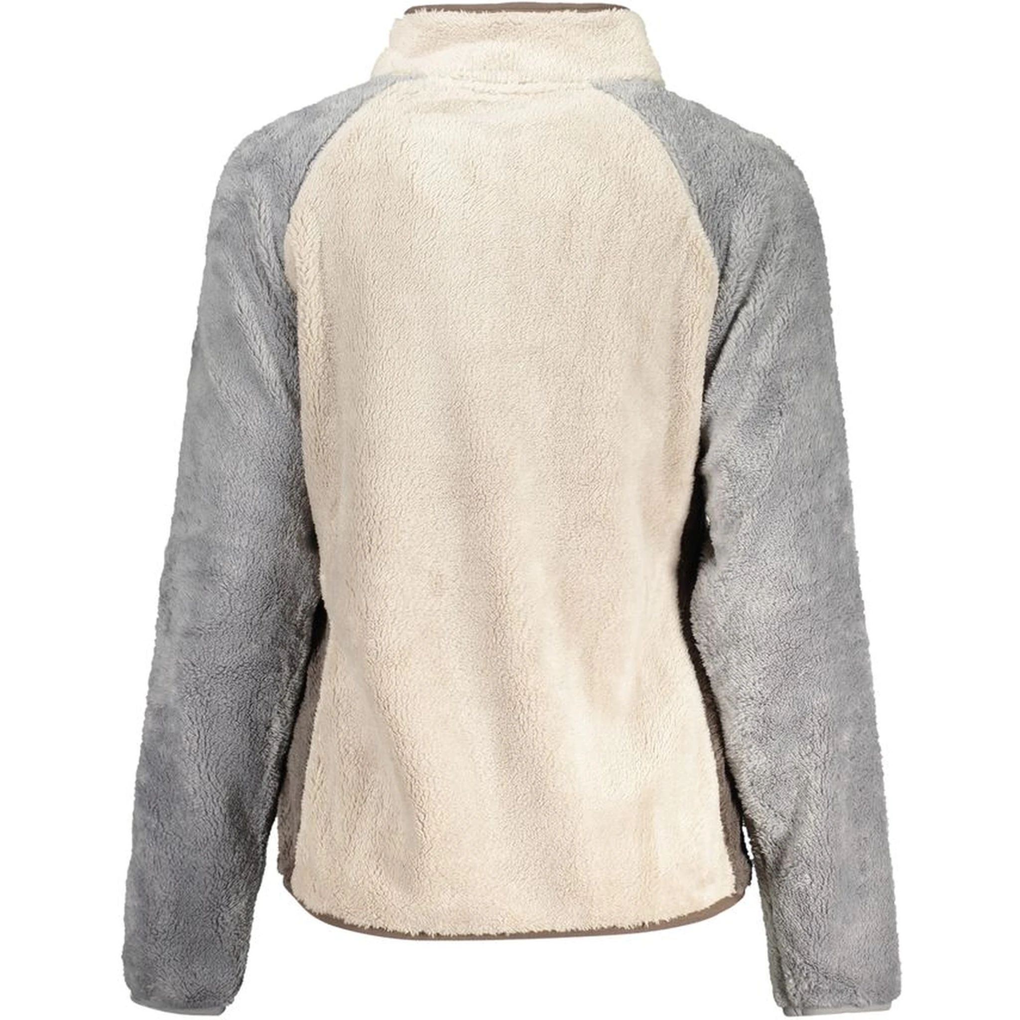 Beige Polyester Women Sweatshirt