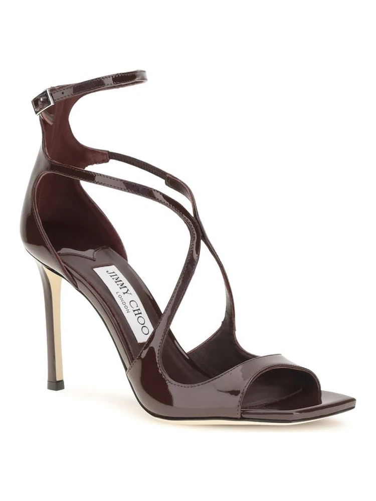 Brown Calf Leather Bos Taurus Stiletto Heel Sandals alternative