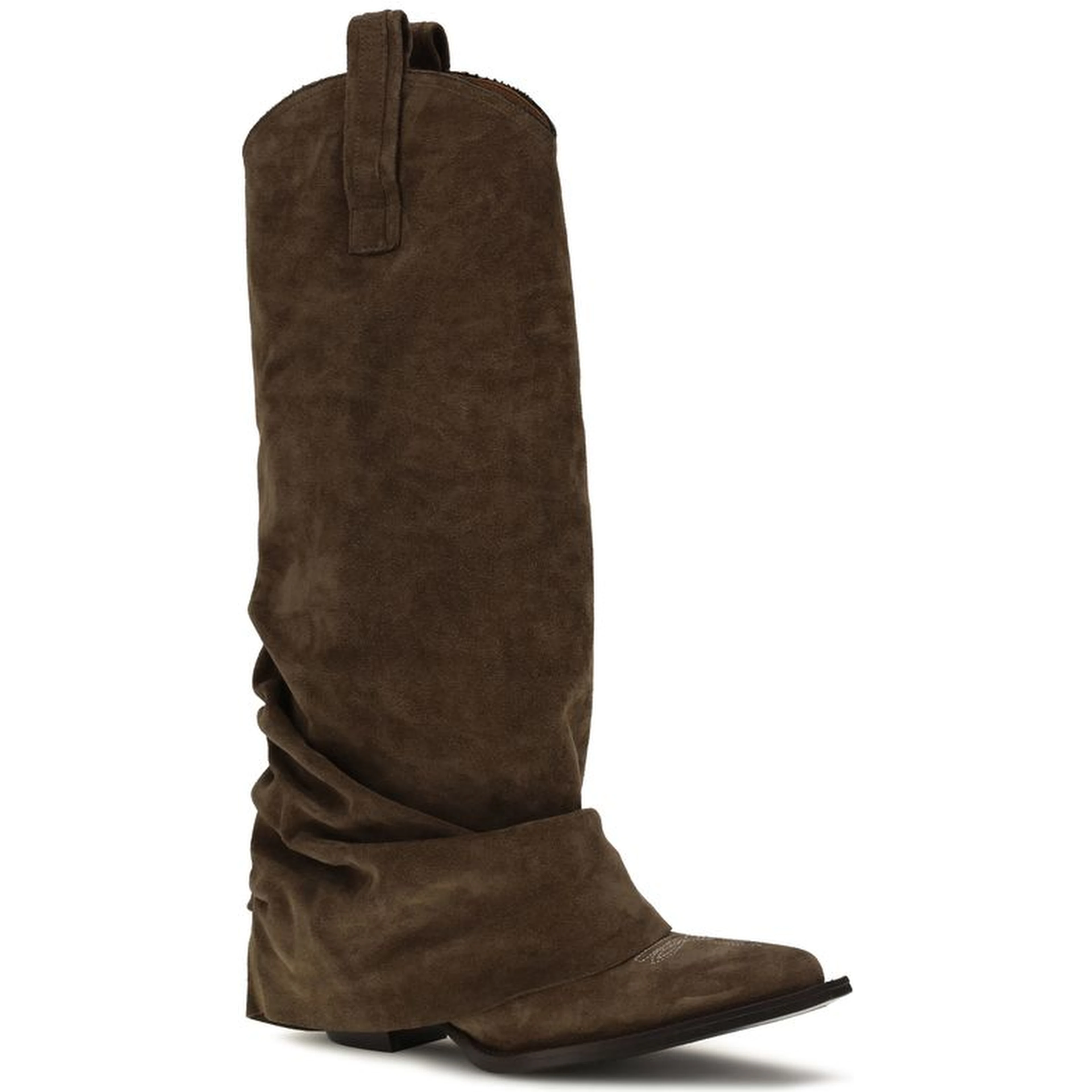 Brown Calf Leather Bos Taurus Boots