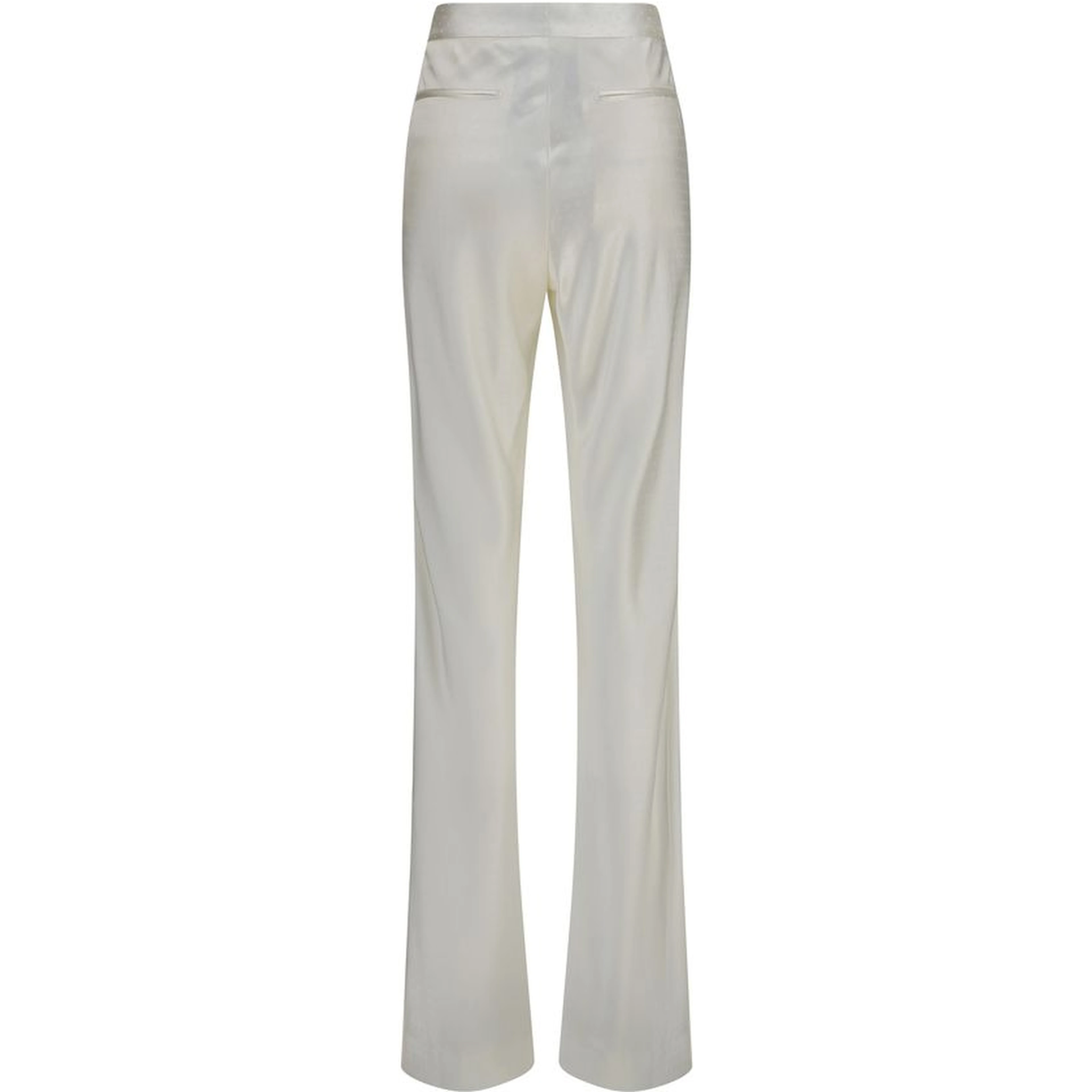 Beige Viscose Dress Pants