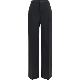 Black Wool Oves Aries Dress Pants