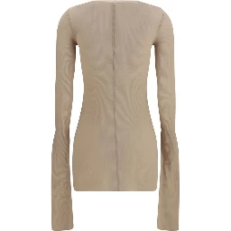 Beige Viscose Shirt