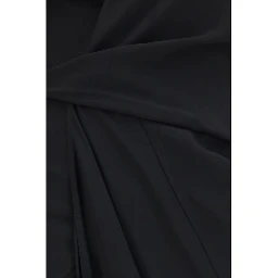 Black Viscose Casual Dress