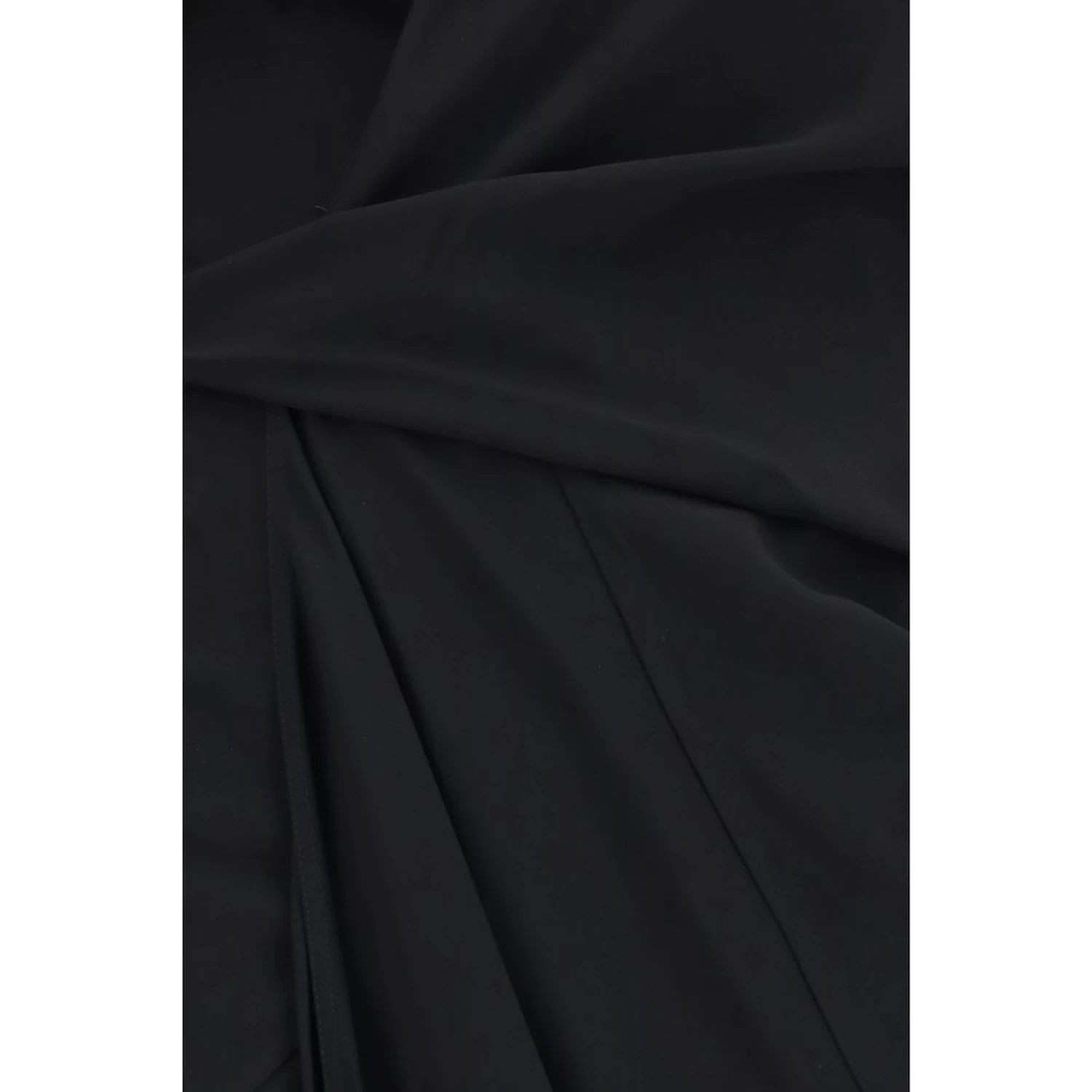 Black Viscose Casual Dress
