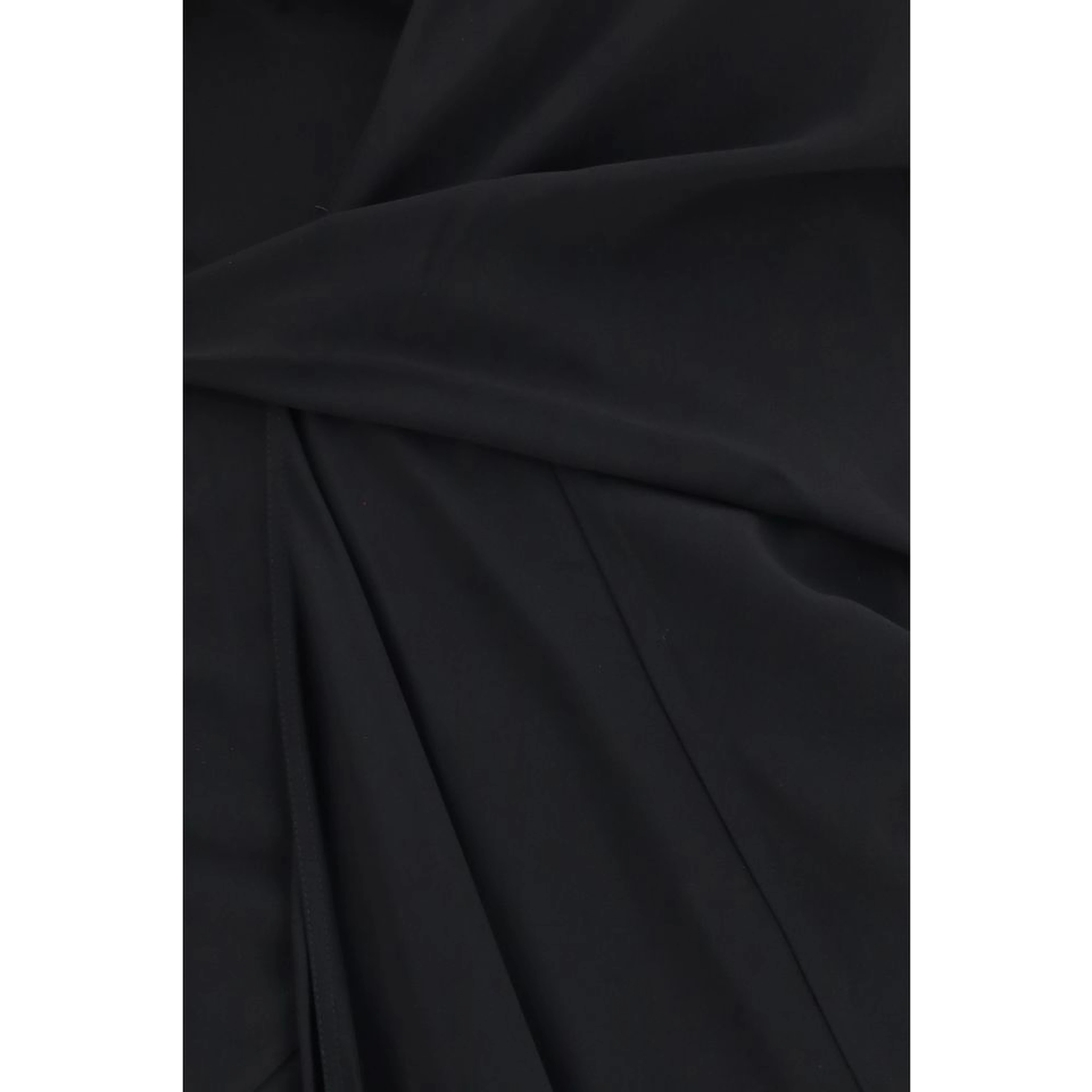 Black Viscose Casual Dress