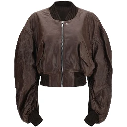Brown Calf Leather Bos Taurus Bomber