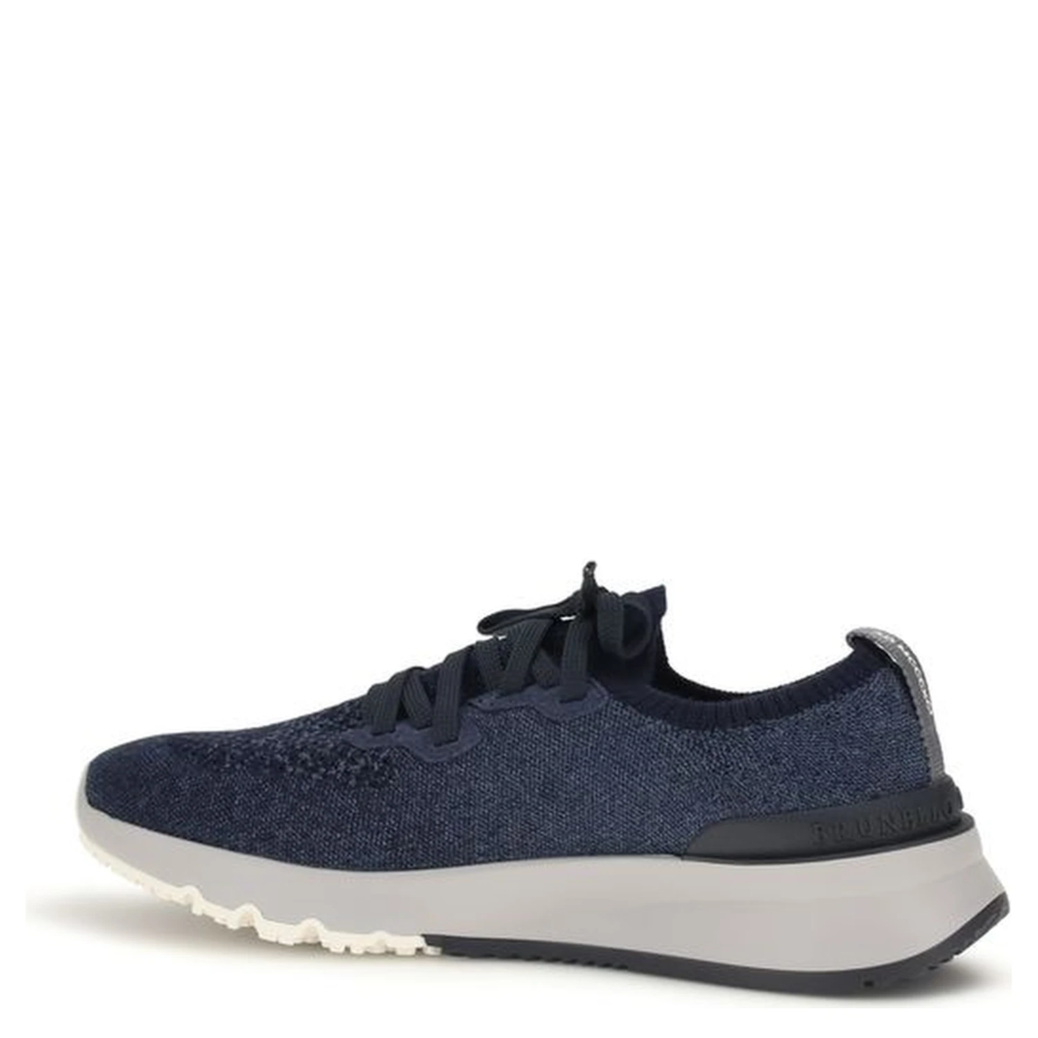 Blue Cotton Athletic Sneakers