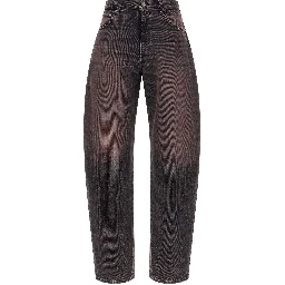 Multicolor Cotton High-Waisted Jean