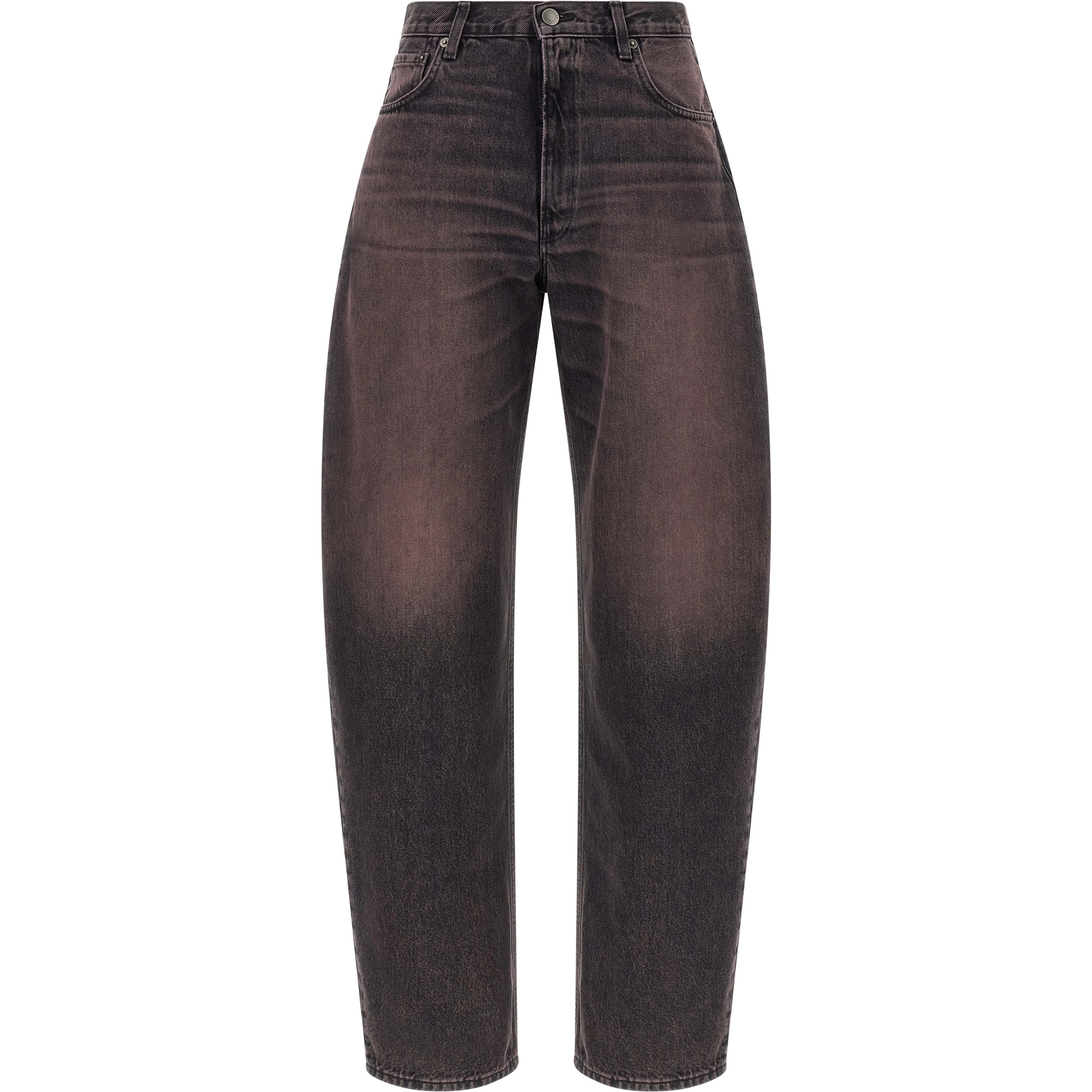 Multicolor Cotton High-Waisted Jean