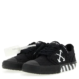 Bicolor Cotton Low Top Sneakers