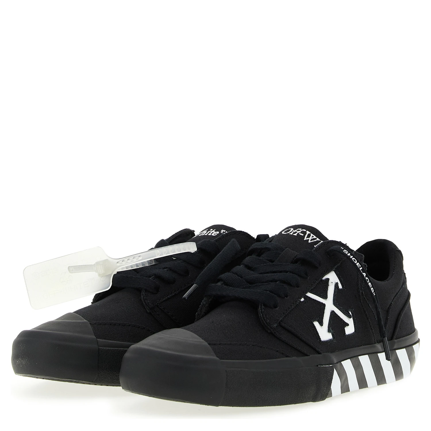 Bicolor Cotton Low Top Sneakers