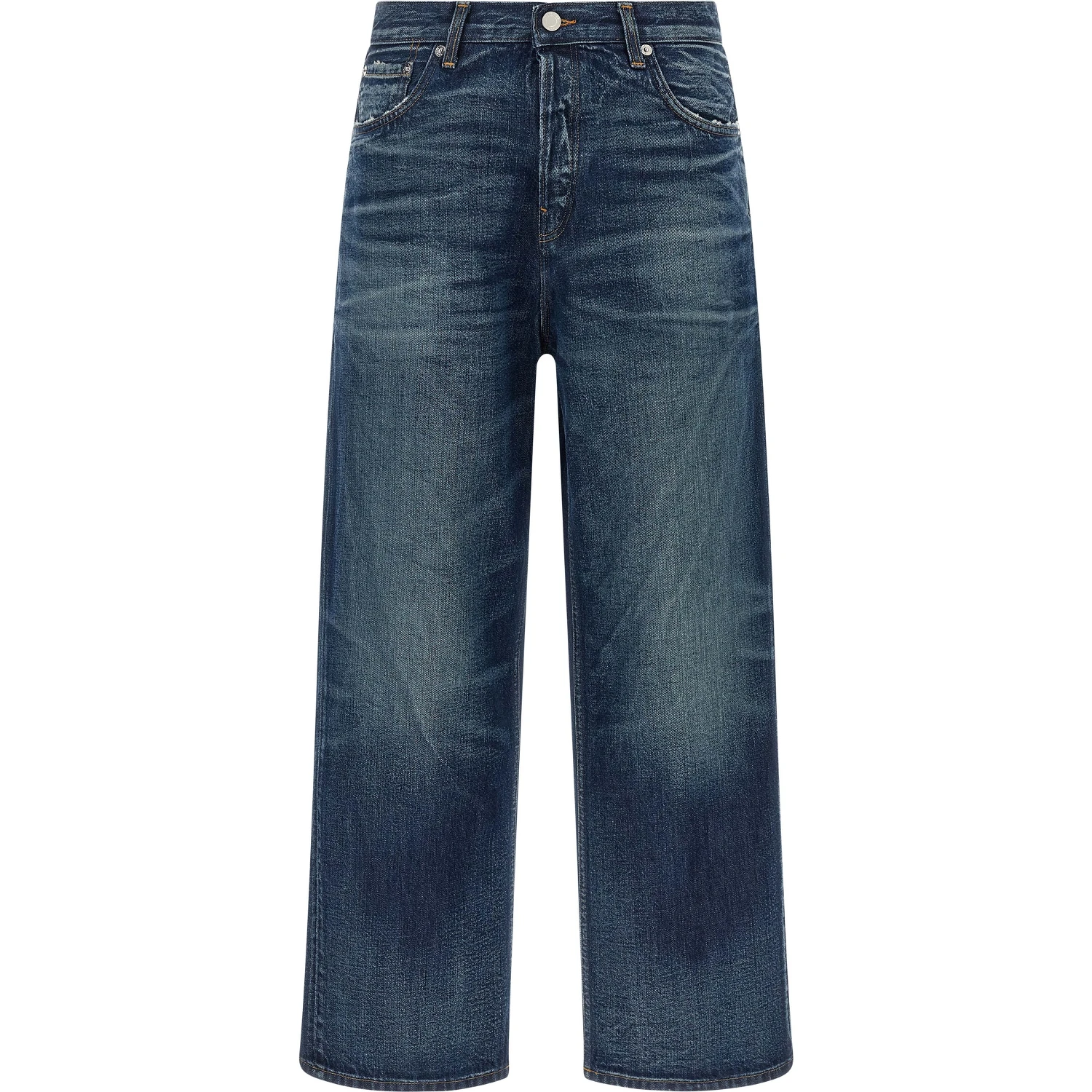 Blue Cotton Jeans Denim