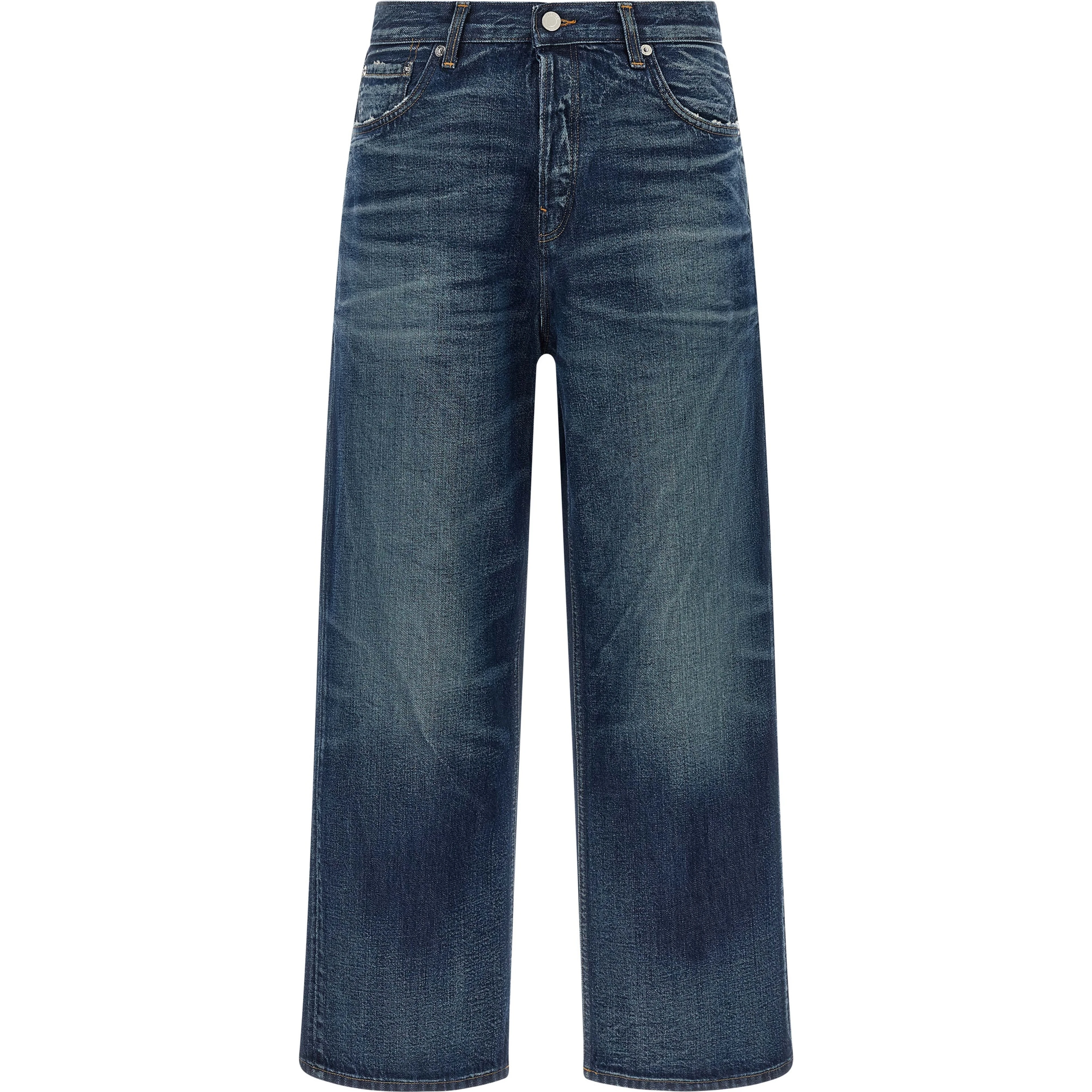 Blue Cotton Jeans Denim