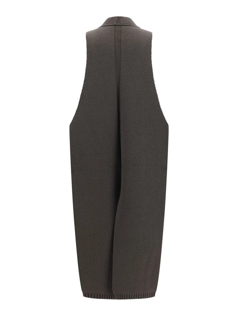 Gray Wool Oves Aries Sleeveless Jacket
