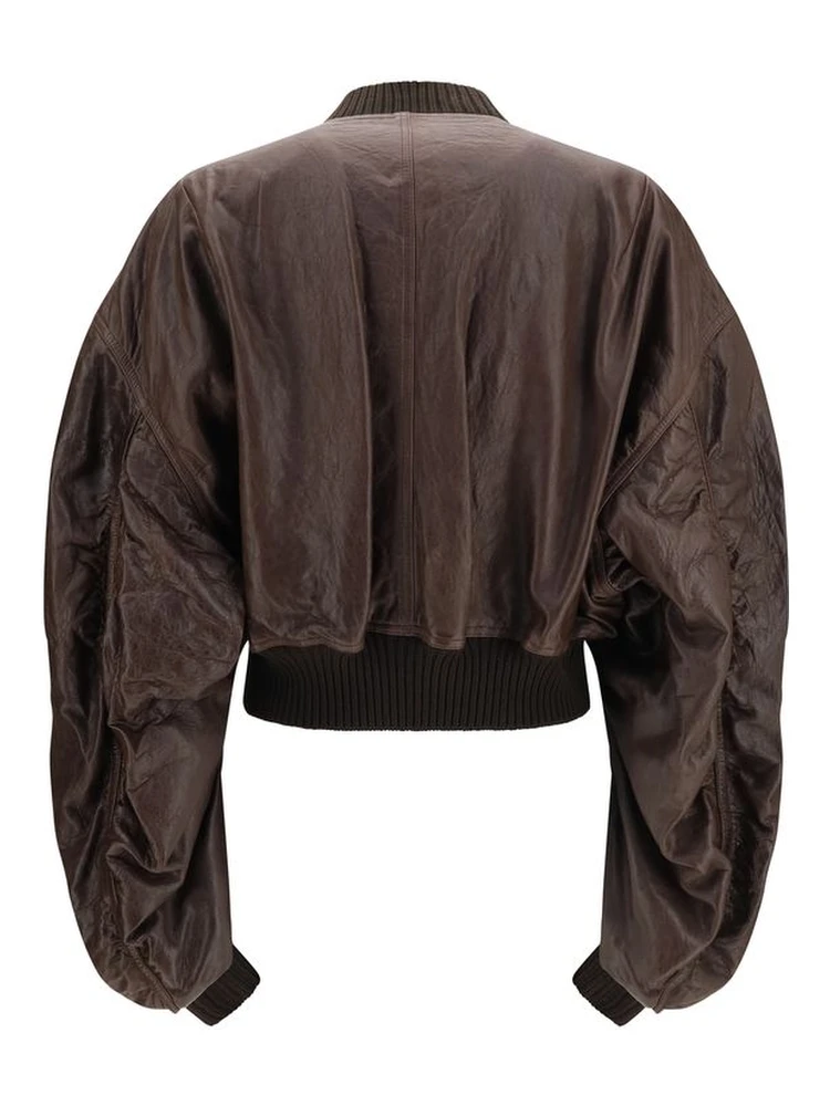 Brown Calf Leather Bos Taurus Bomber alternative