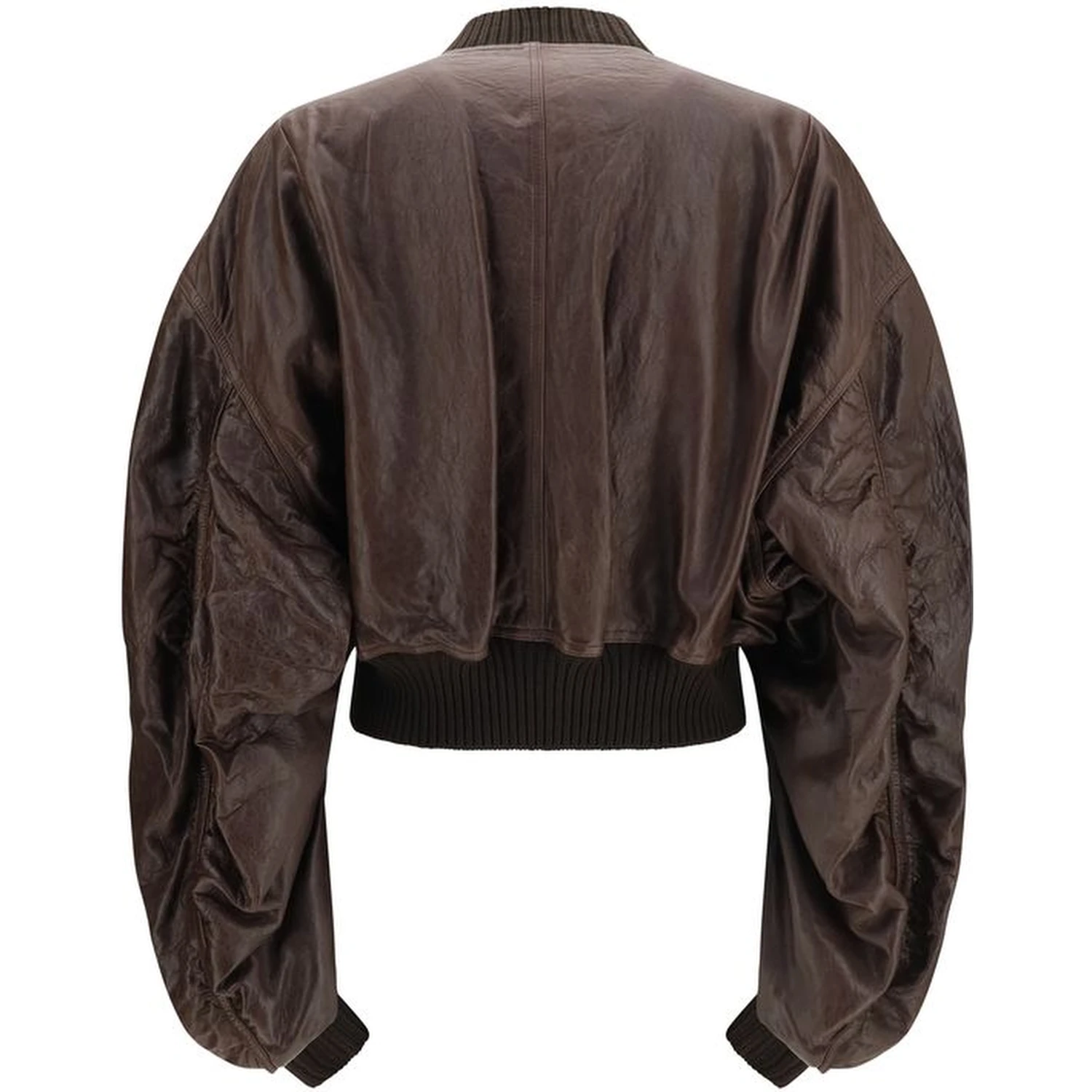 Brown Calf Leather Bos Taurus Bomber