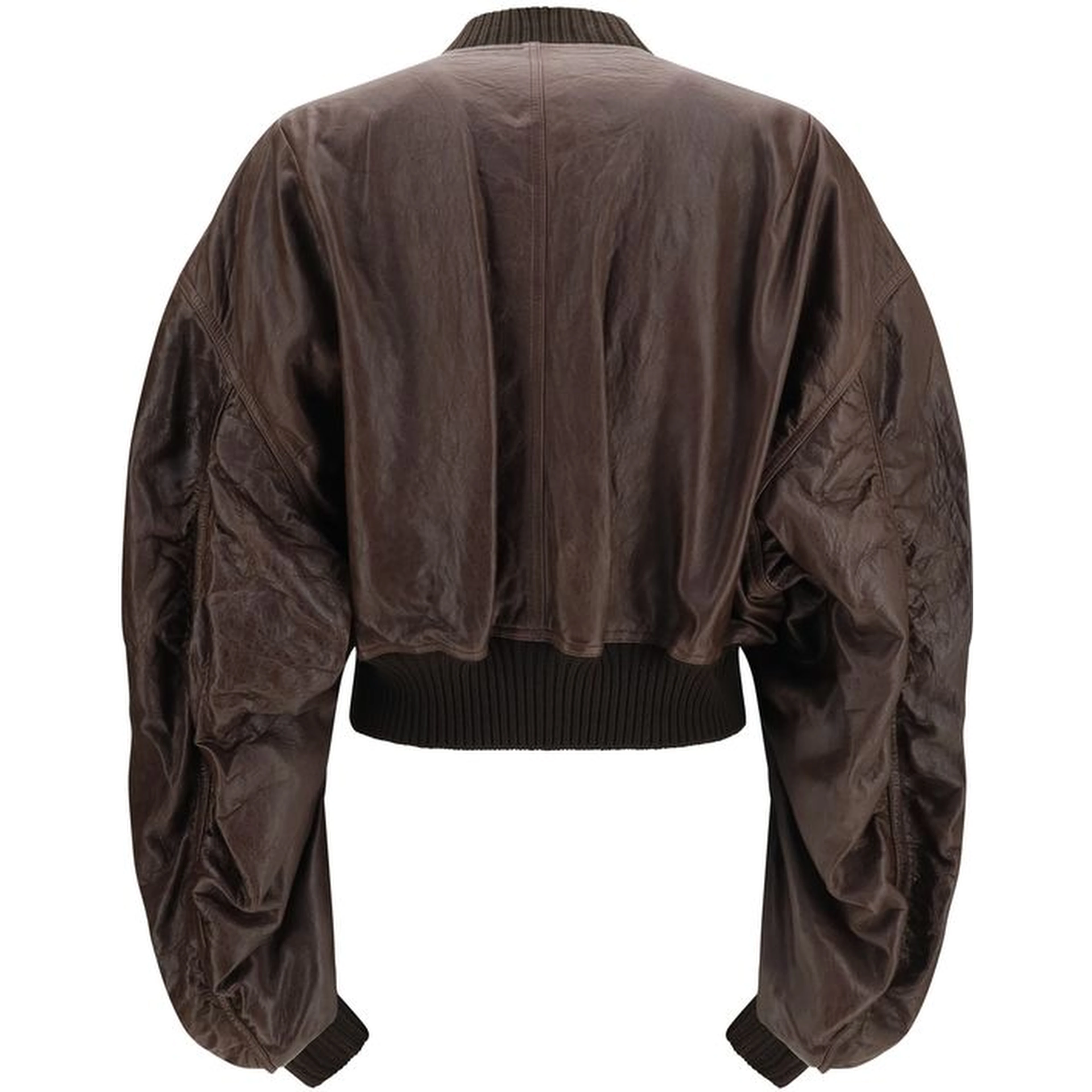Brown Calf Leather Bos Taurus Bomber