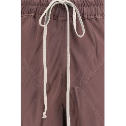 Brown Silk Casual Pants