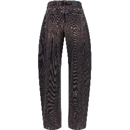 Multicolor Cotton High-Waisted Jean