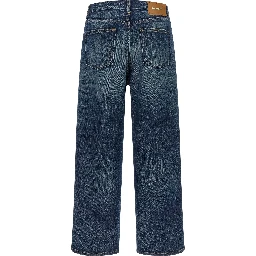 Blue Cotton Jeans Denim