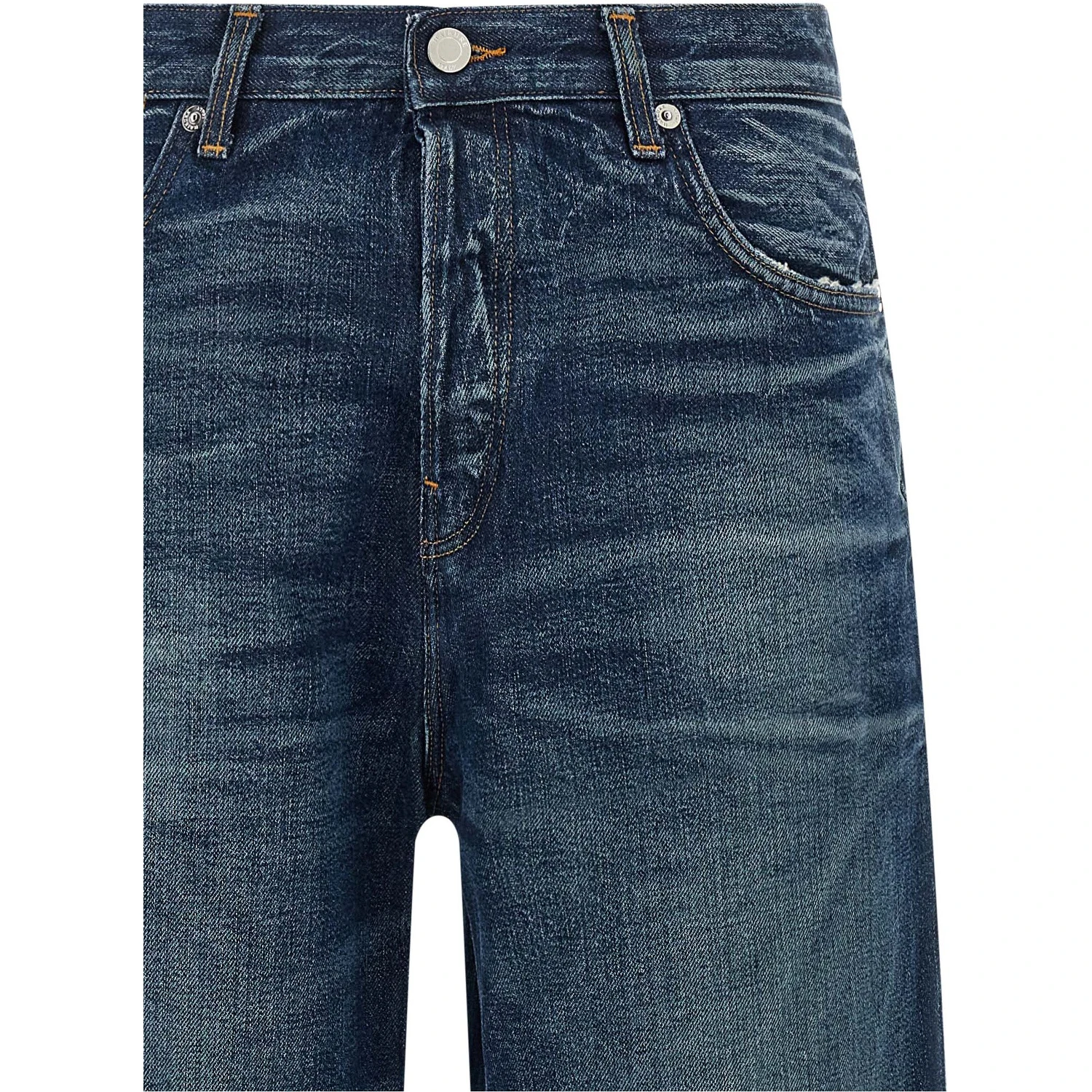 Blue Cotton Jeans Denim