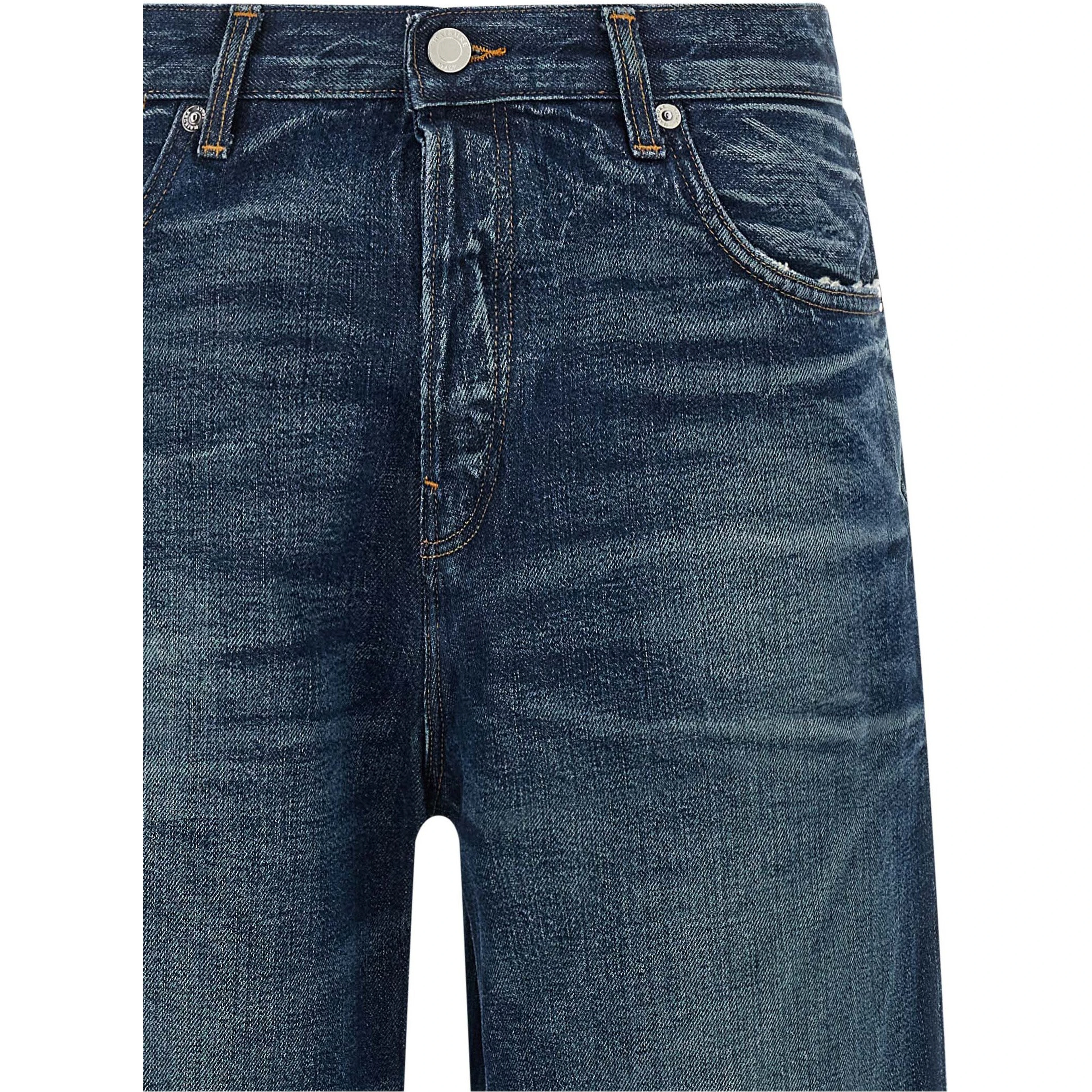 Blue Cotton Jeans Denim