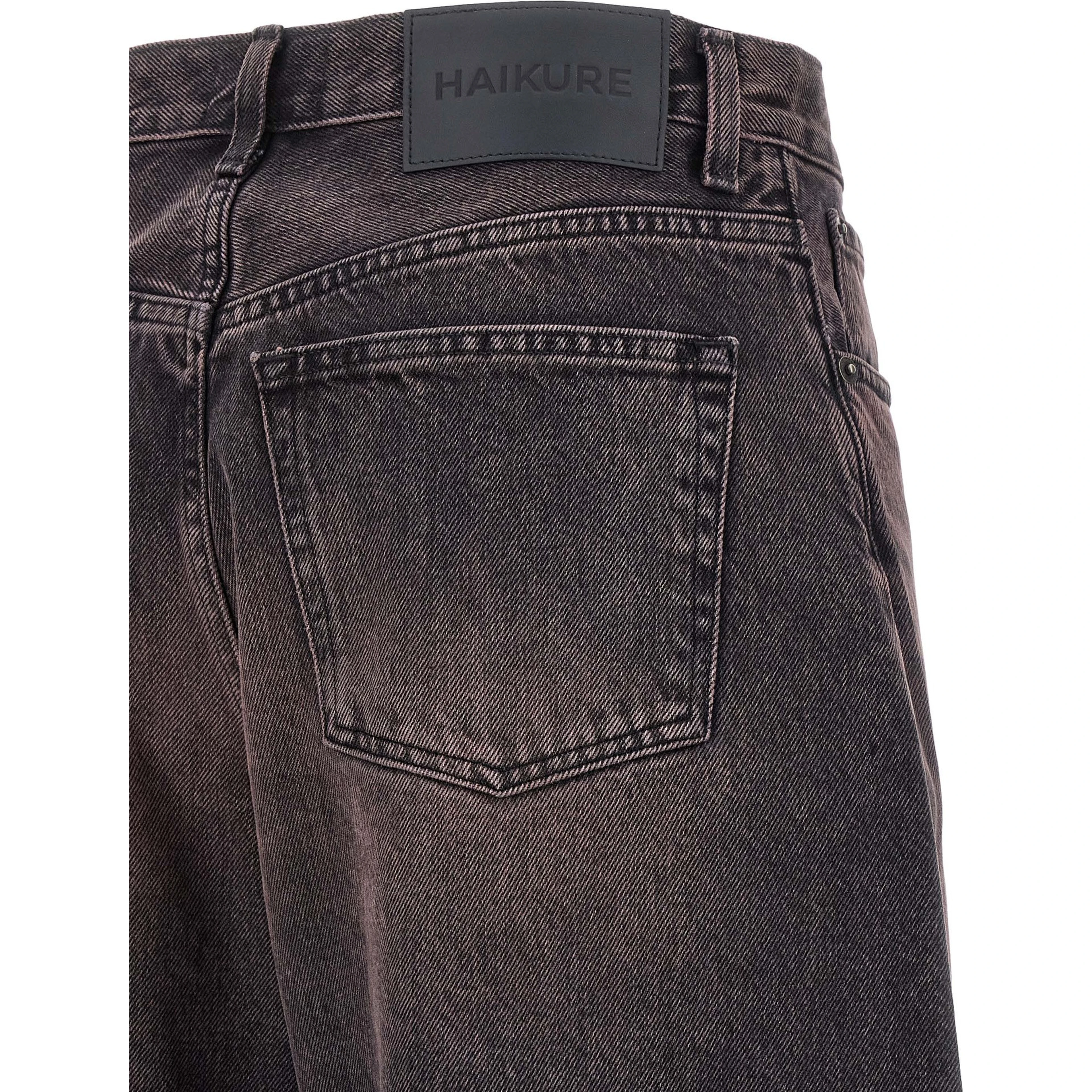 Multicolor Cotton High-Waisted Jean
