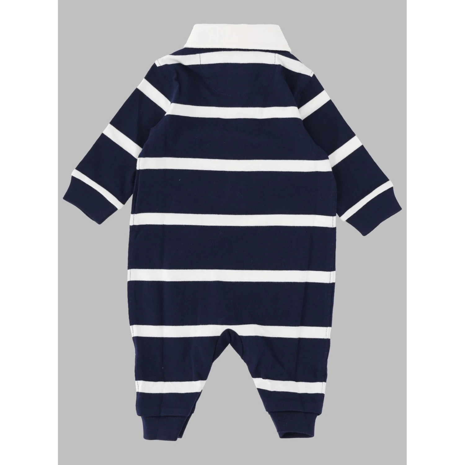 rugby stripe-one
piece-coverall
